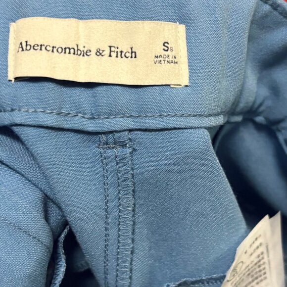 Abercrombie & Fitch Womens Blue Wide-Leg Trousers Size S - Picture 6 of 6